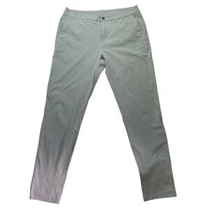 Lululemon ABC Slim Fit Trouser Pants Gray Size 34 Men's Athleisure Outdoors